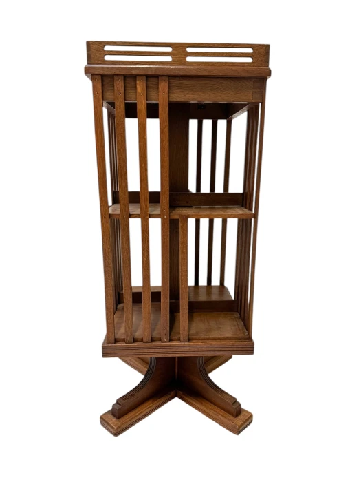 Art Nouveau Jugendstil Revolving Bookcase, 1900s